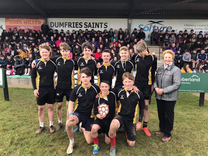 StewartryRugby's tweet photo. Congratulations to CDHS
U16 D&amp;G 7's Cup Winners https://t.co/3PWh8kFesK