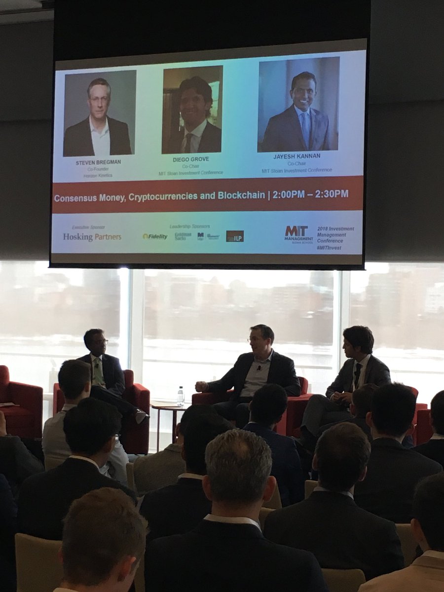 deepbench's tweet photo. Listening to our good friends Jayesh Kannan and Diego Grove interview Steven Bregman of @HorizonKinetics @MITInvest #MITInvest https://t.co/Iho2HqNDeT