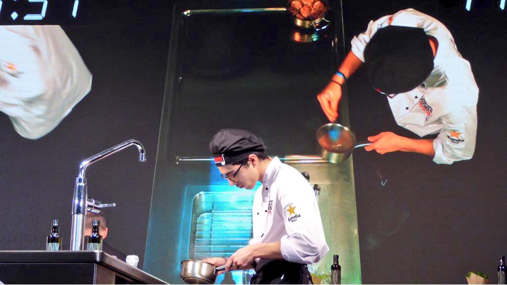 CarlosOrozaCIFP's tweet photo. Concurso  Nacional de Escuelas de Cocina @ProturChef coa intervención de Marcos Area e Xabier Pereira do @CarlosOrozaCIFP 
Moita sorte!!
#aprenderfacendo https://t.co/cp3dqJCvAT