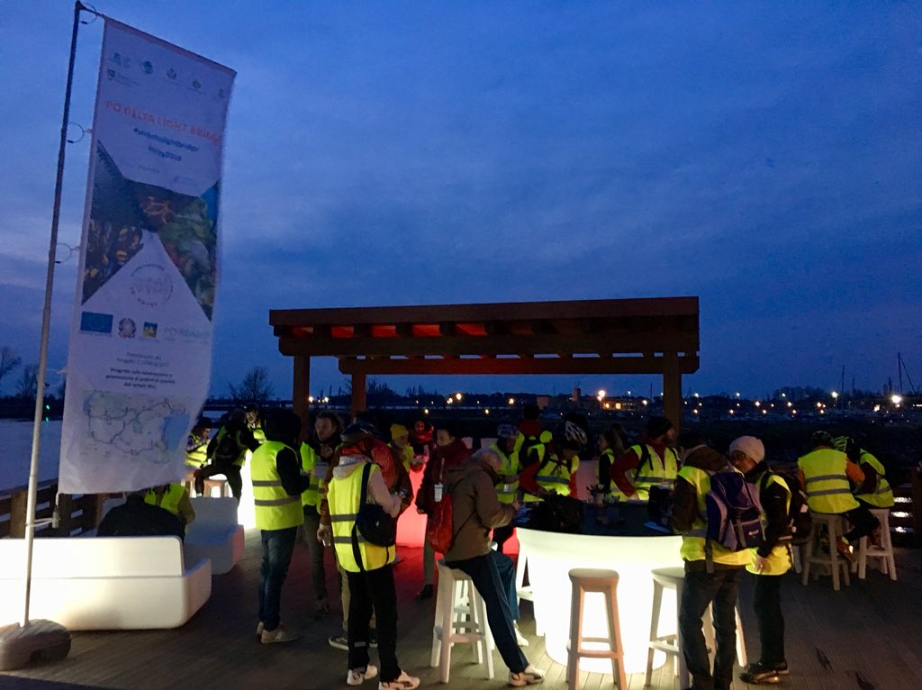 mydeltapo's tweet photo. Live from #PoDeltaLightBridge ๐ด๐ปโโ๏ธ Si pedala, si mangia e ci si diverte! ๐๐ช๐ป๐ค https://t.co/LgRejXxp3L