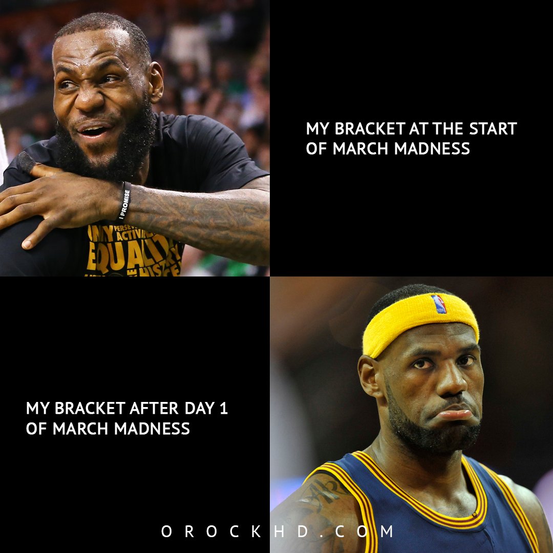 oRockHD's tweet photo. Is your #MarchMadness2018 bracket busted? You're not alone! #oRockHD #PositiveAlternative https://t.co/sjSejL0Hrk