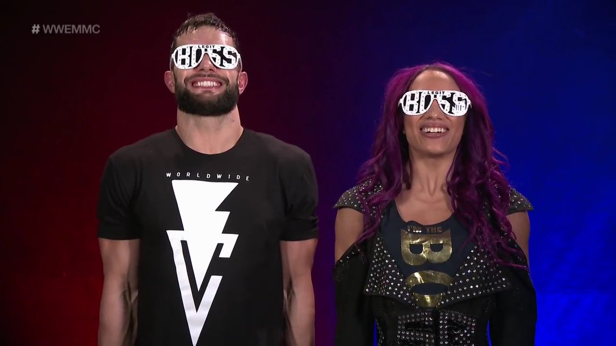Jason_Gilliam05's tweet photo. My top 5 reason that you should vote for #FinnSasha for the #WWEMMC second chance fan vote
1. There the best team on #WWEMMC
2. They have great chemistry 
3.have awesome entrances
4. They are #TooSweet 
5. Have the abs game on lock 

@SashaBanksWWE @FinnBalor #BossClub https://t.co/BNZndB43Gy