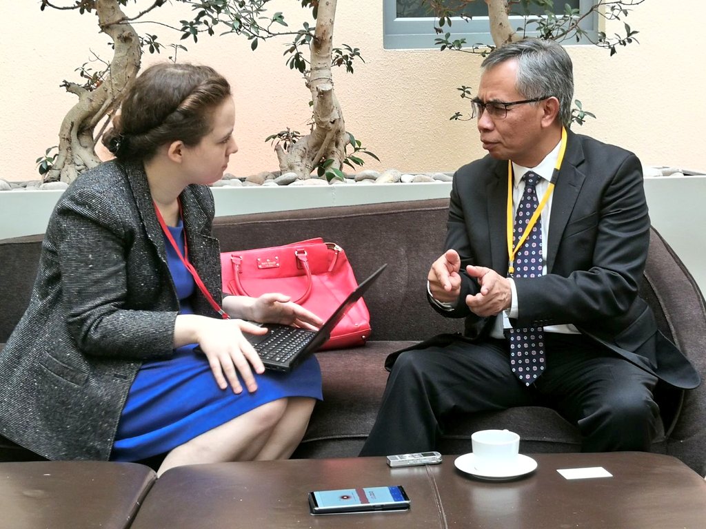 KBRILondon's tweet photo. #WimbohSantoso @ojkindonesia is interviewed about #IndonesiaInfrastructure projects financing; offering opportunity for foreign banking to #InvestIndonesia #IIIF18 @bkpm @IIPCLondon @bank_indonesia @Portal_Kemlu_RI https://t.co/S09BKpCiel