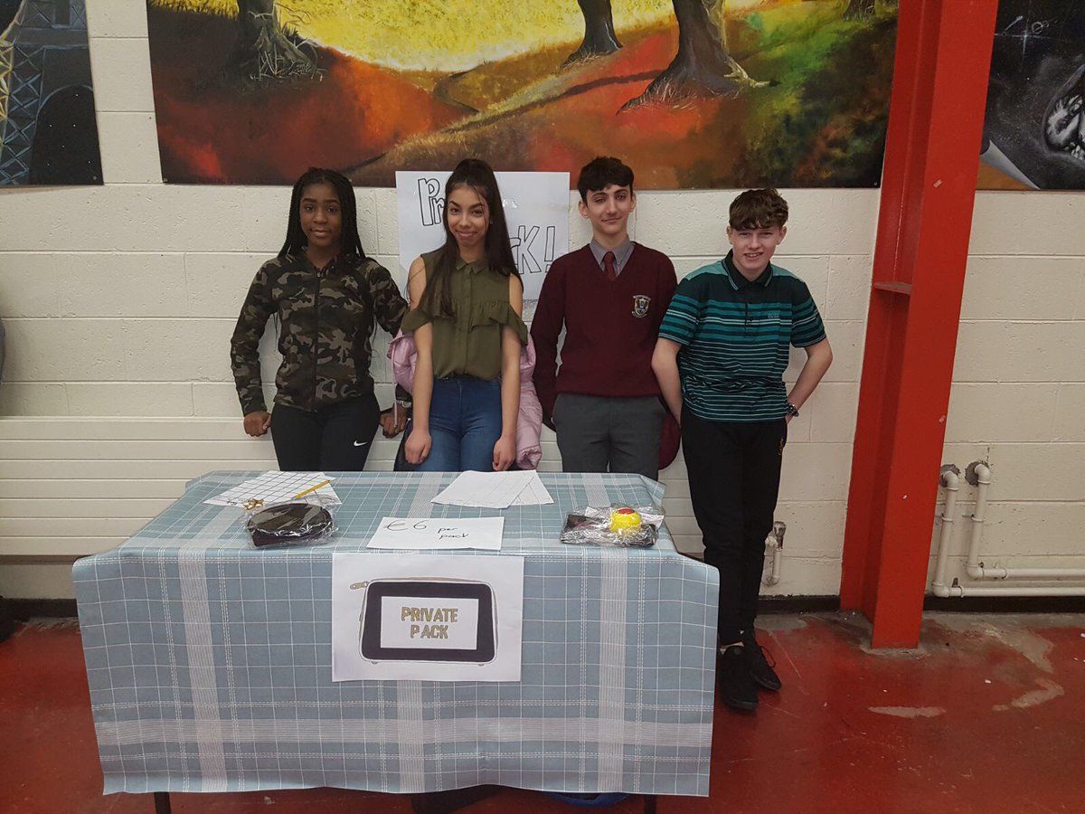 BlakestownCS's tweet photo. Well done to our #enterprise groups today who set up for members of local businesses and the local Primary School. A great success. https://t.co/11wnuKuUw2