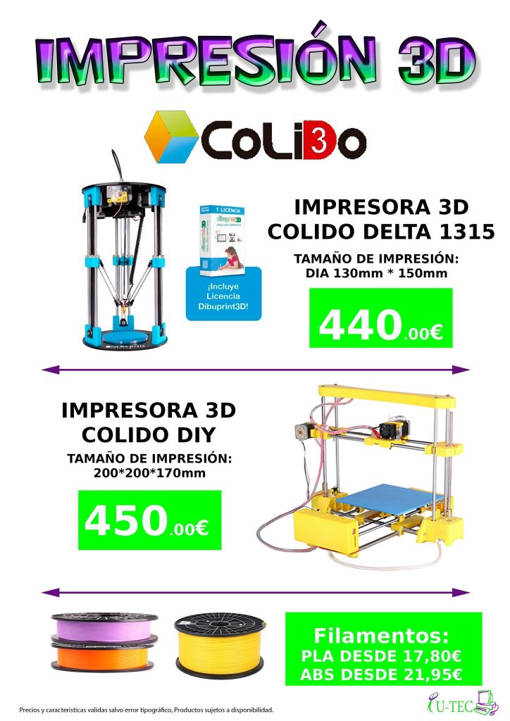 ru_tec's tweet photo. ¿Buscas una #impresora3d para iniciarte en este mundo?
Da un paso hacia el Futuro con @rutecalcaniz y @Colido_Iberica https://t.co/yKX7WrNzOY