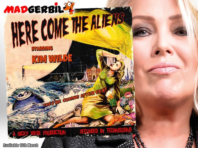 MadGerbil365's tweet photo. #NewMusicFriday: #KimWilde is back with a brand new album #HereComeTheAliens. It features twelve tracks, including a duet with rising star #FridaSundemo. The album cover was painted by her niece Scarlett in a 'Fifties film poster' style. Out now https://t.co/BfC8URFD1F #NewMusic https://t.co/EB7hF5eHGx
