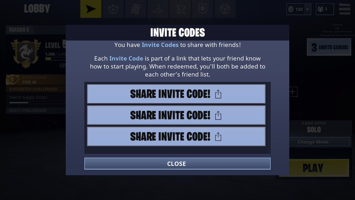 CrazyBadTV's tweet photo. Doing fortnite mobile giveaway of 2 friend codes tune into my stream if u want to try and get it #Fortnite #giveaway #mobilecodes #fortnitegiveaway #Fortnite code #FortniteiOS https://t.co/BJh4XWQBb3 https://t.co/MDE9GkoJIe