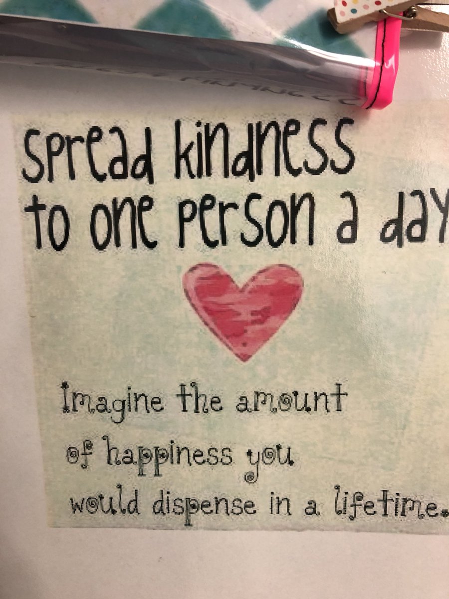 I spy Kindness Week at RWE is April 2nd through April 6th!! 😁