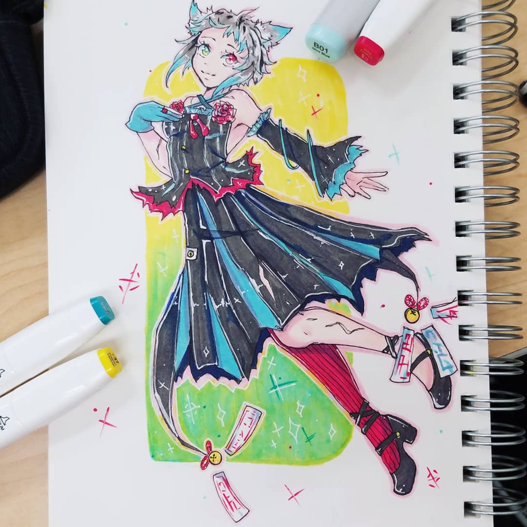 claudiwadi's tweet image. Decided to redraw an old oc 😄
.
.
.
#redraw #drawagain #artchallenge #beforeandafter #drawthisagain #anime #artist #digital #oc #dailyartchallenge #dailyart #lazuli