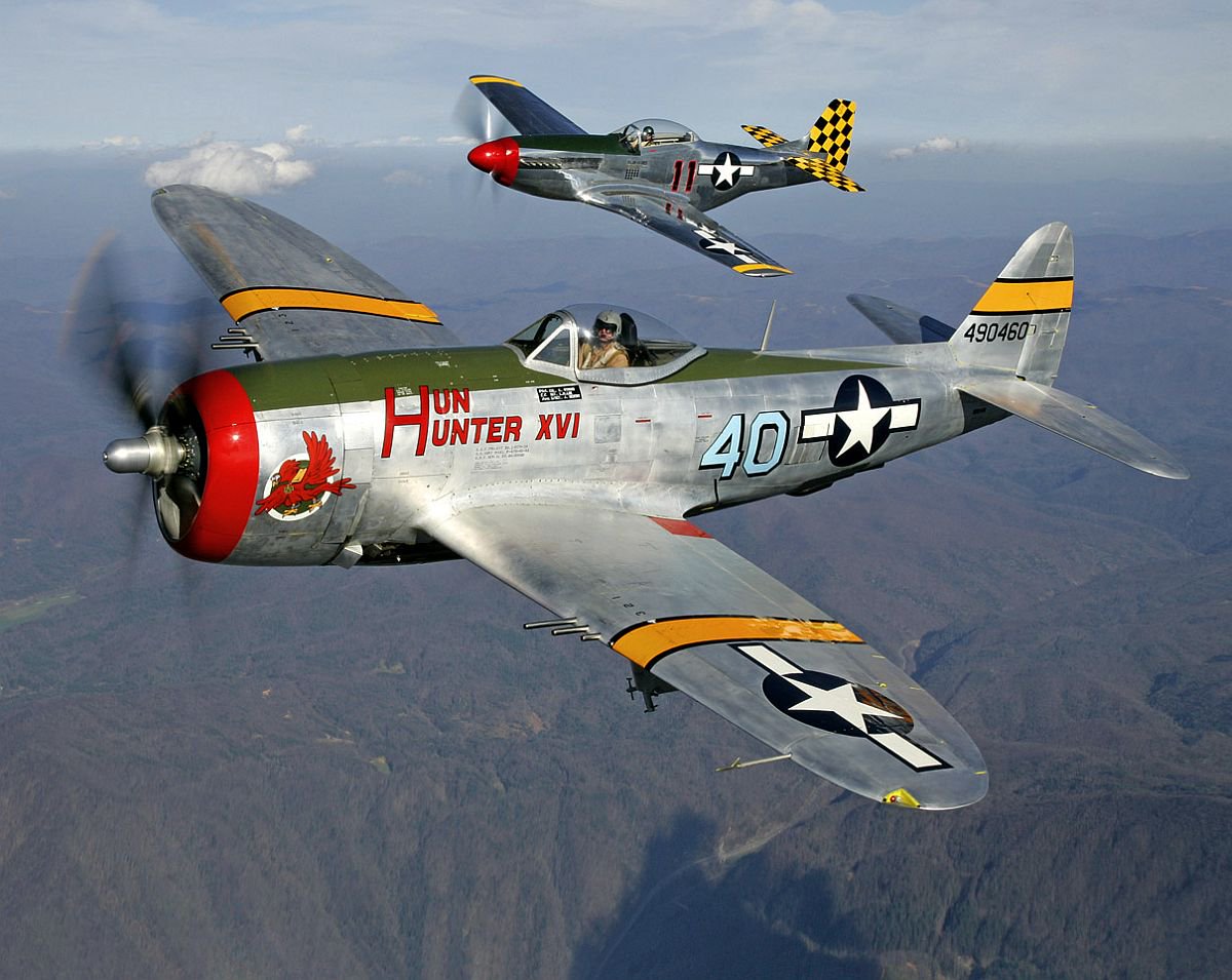 P-47 and P-51