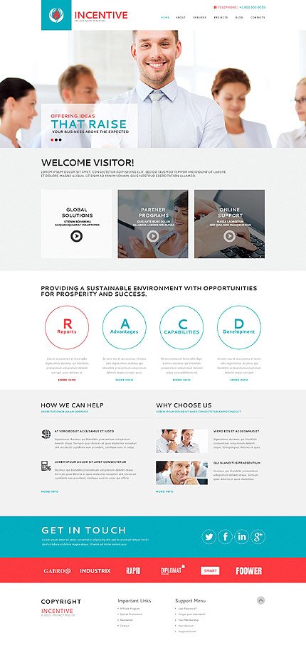 Business Centre #wordpress theme
