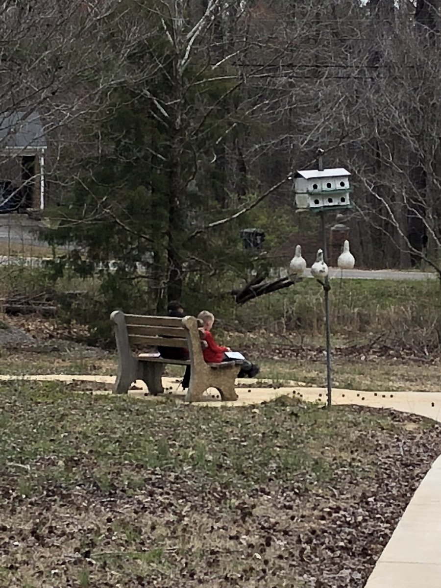 MrsBea4's tweet photo. Reading is fun.....reading outside, even better! #FunshineFriday @Westatrcs https://t.co/USUse5QzXq