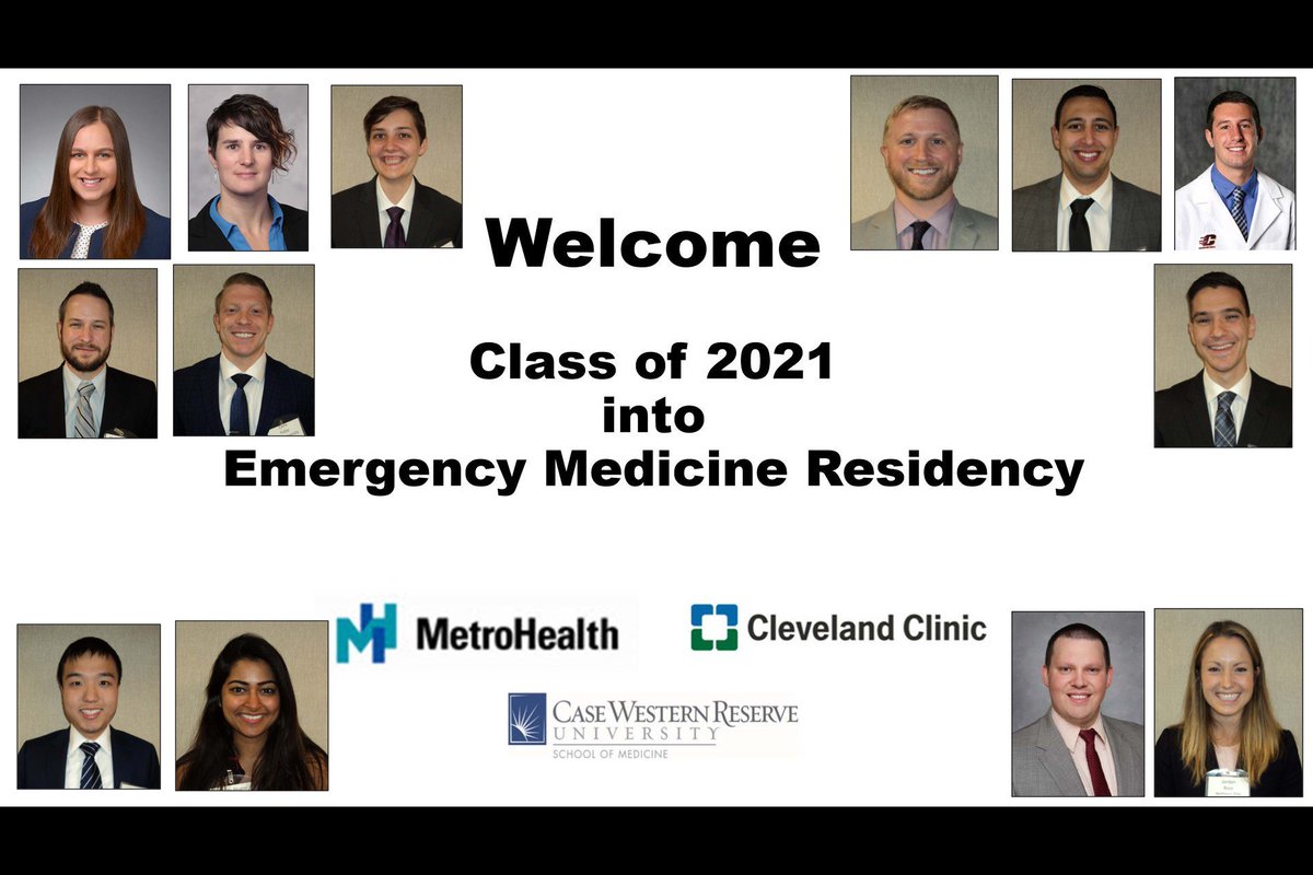 MetroHealth_EM's tweet photo. Welcome to the class of 2021! We are so excited to see your contributions to our program and to the field of emergency medicine! #MatchDay2018 #Match2018 https://t.co/yRovPjmLCH
