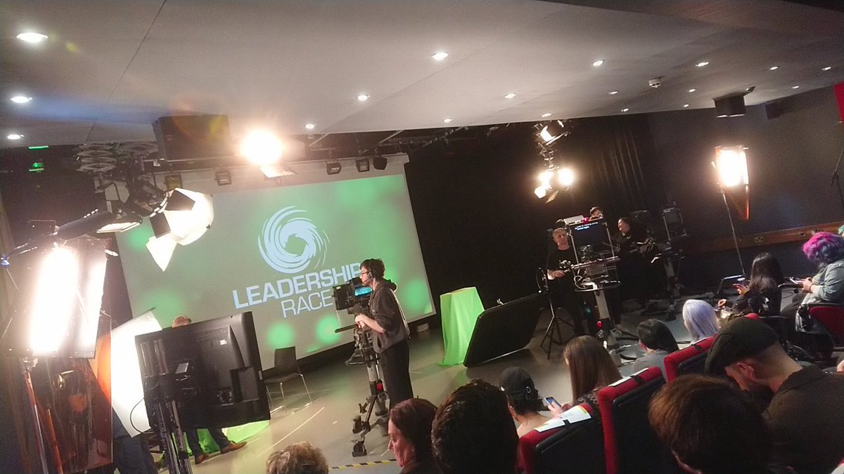 StaffsTV's tweet photo. Audience is arriving! Going live in 10 minutes. Don't forget to watch online at https://t.co/mRWt5dg11S And remember to tweet us your comments and questions using #LeadStaffs https://t.co/Z1MY6S6Twh