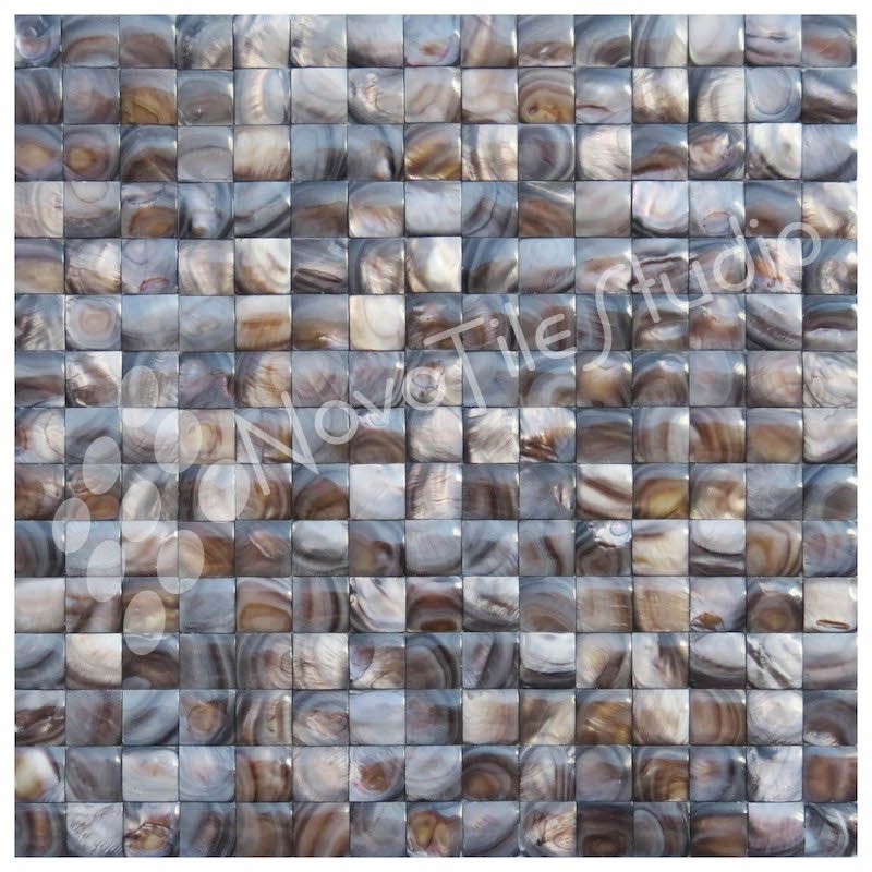 Sensational! #Pearl #NaturalShell #motherofpearl #Mosaics #MosaicTile #tiles #backsplash #diy #kitchen #Bathroom #HomeDecor #HomeImprovement #HomeDesign #HomeRemodeling #remodeling #kitchendesign #InteriorDesign #NovoTileStudio novotilestudio.com Model: SAVONA-PE004