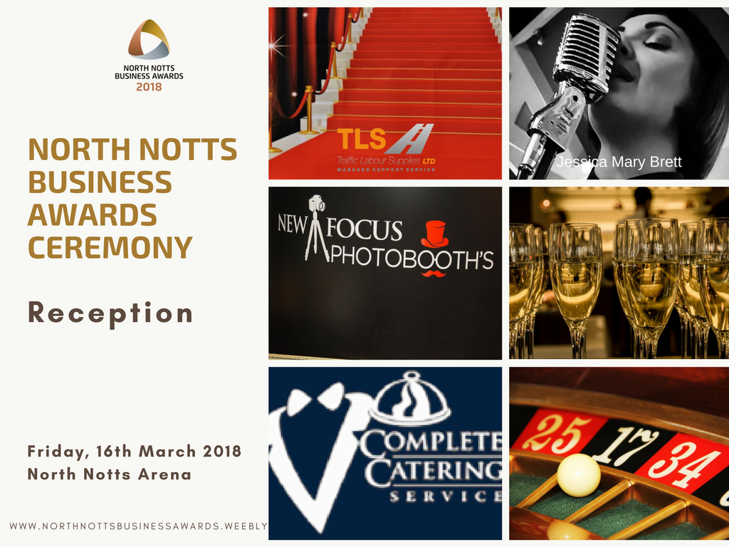 NorthNottsBC's tweet photo. The reception is underway, lots for everyone incl a Red Carpet Experience from Venue Sponsors @TLS_LTD ,    @JMBsinger , photo booth from @NEWFOCUSPHOTOS  casino table from @dnceventsnotts  + fab canapés from @CCSWeddings  #NNBizAwards https://t.co/Z9DqV0ywxI
