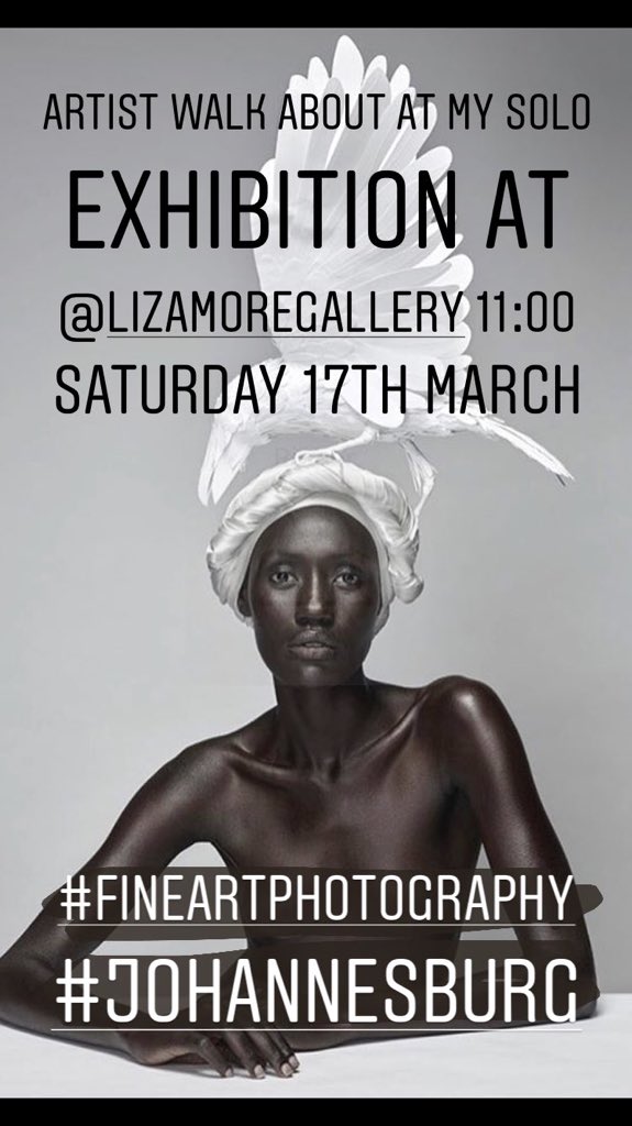 Artist walk about Saturday 17 March 2018.