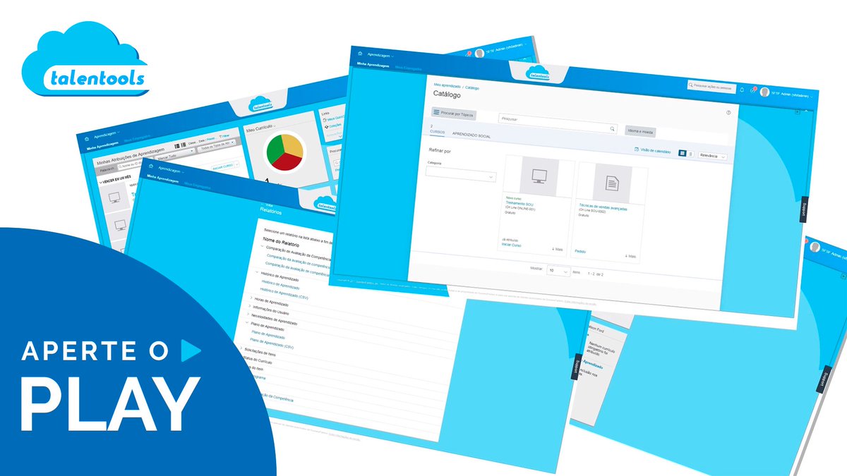 Quer ter um sistema LMS robusto, amigável e intuitivo para treinar seus colaboradores? Conheça o Talentools Learning, a plataforma LMS número 1 do mundo funcionado em poucas semanas! Assista ao vídeo e entenda talentools.com.br/learning-lms/#…