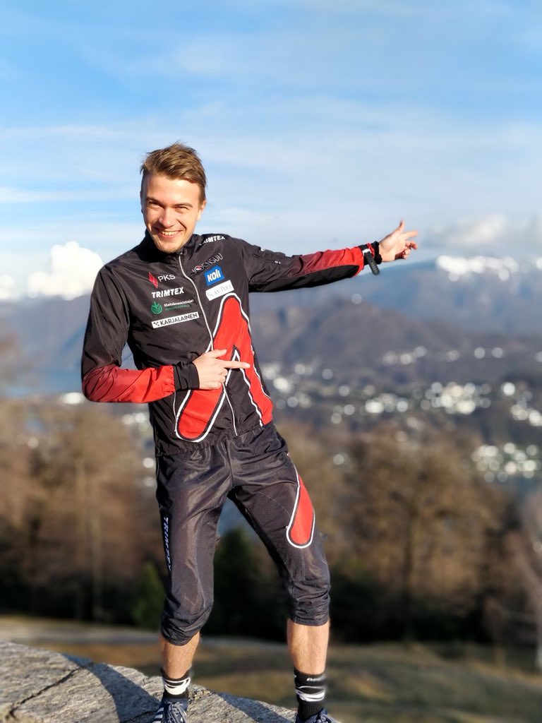 Day 1, still smiling #eoc2018 #orienteering <a href="/KalevanRasti/">Kalevan Rasti</a>