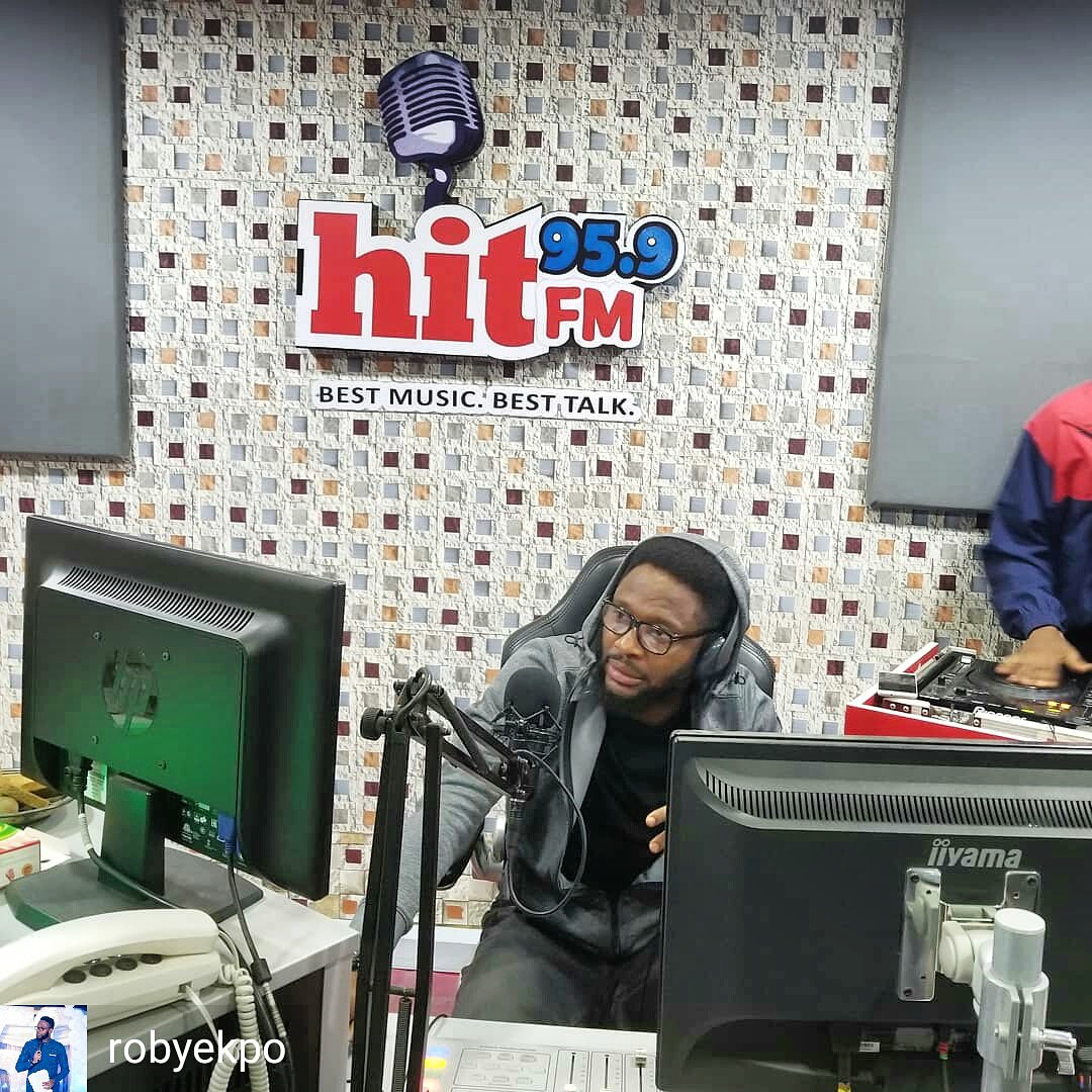 HitFMCalabar's tweet image. Regrann from @robyekpo  -  @hitfmcalabar #WorkModeActivated #FunkyFreakyFriday  - #regrann