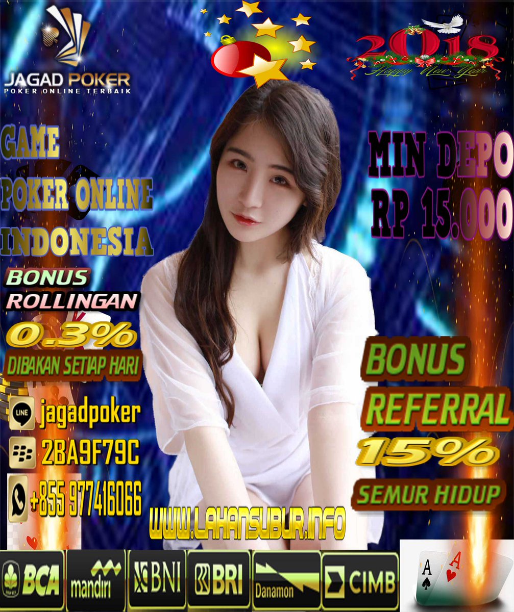 putrititian773's tweet photo. JAGADPOKER AGEN JUDI POKER ONLINE TERPERCAYA DAN TERBAIK DI INDONESIA 
MAIN GAME BANDAR Q+ ADU Q +POKER + BANDAR POKER + DOMINO 99+SAKONG+CAPSA SUSUN DALAM 

1 USER ID, HANYA DI :
JAGADPOKER - 100% FAIRPLAY GAME.
- TANPA BOT / ADMIN.
- VERSUS REAL PLAYER.
- BONUS JACKPOT TERBESAR https://t.co/4eXQn70J2w