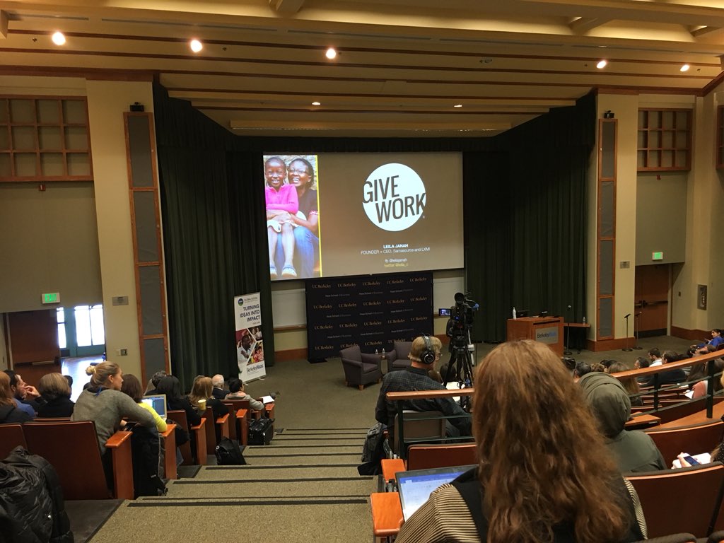 sophia_wyl's tweet image. “We believe in the promise of social enterprise, increasing the income of the poorest families, especially women” -Leila Janah #gsvc2018 #socialimpact