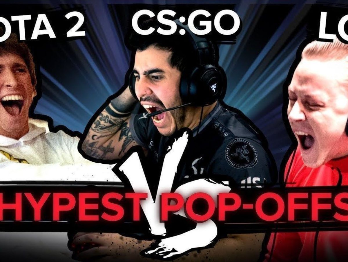 theScoreLoL's tweet image. Dota 2 vs CS:GO vs LoL: Who has the hypest pop-offs? thesco.re/2FMfGAx