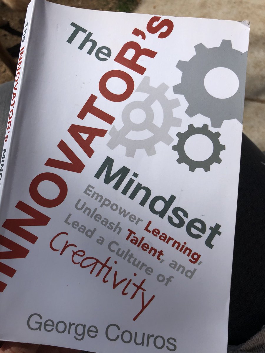 teachingcollect's tweet photo. “let’s create environments of competitive collaboration, where educators at all levels push and help one another to become better.” Reading through The Innovator’s Mindset this sunny Friday #alwayslearning #teachingcollective #competitivecollaboration #loveit https://t.co/umcn9B2XHL