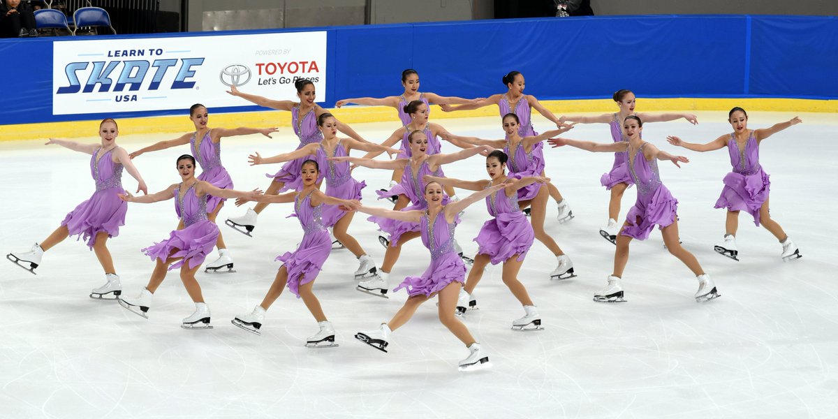 After the SP at #WorldJSynchro, <a href="/SkylinersSST/">Skyliners SST</a> lead the way for #TeamUSA in 2nd place with 65.15! <a href="/HaydenSynchro/">Hayden Synchro</a>'s Lexettes are 6th with 55.95. Free skate TOMORROW!