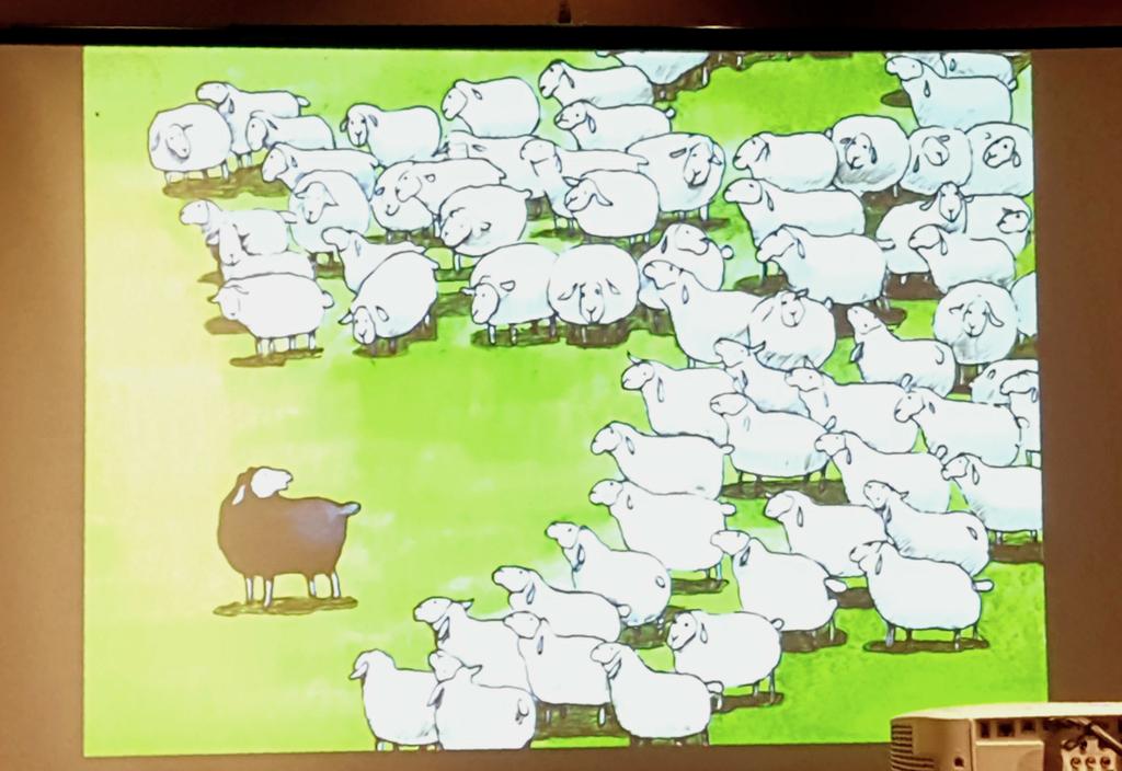 JasonCusterPhD's tweet photo. The technical writing service course: the black sheep in the English department. #4c18 #I06 https://t.co/YJgOJfaCLy