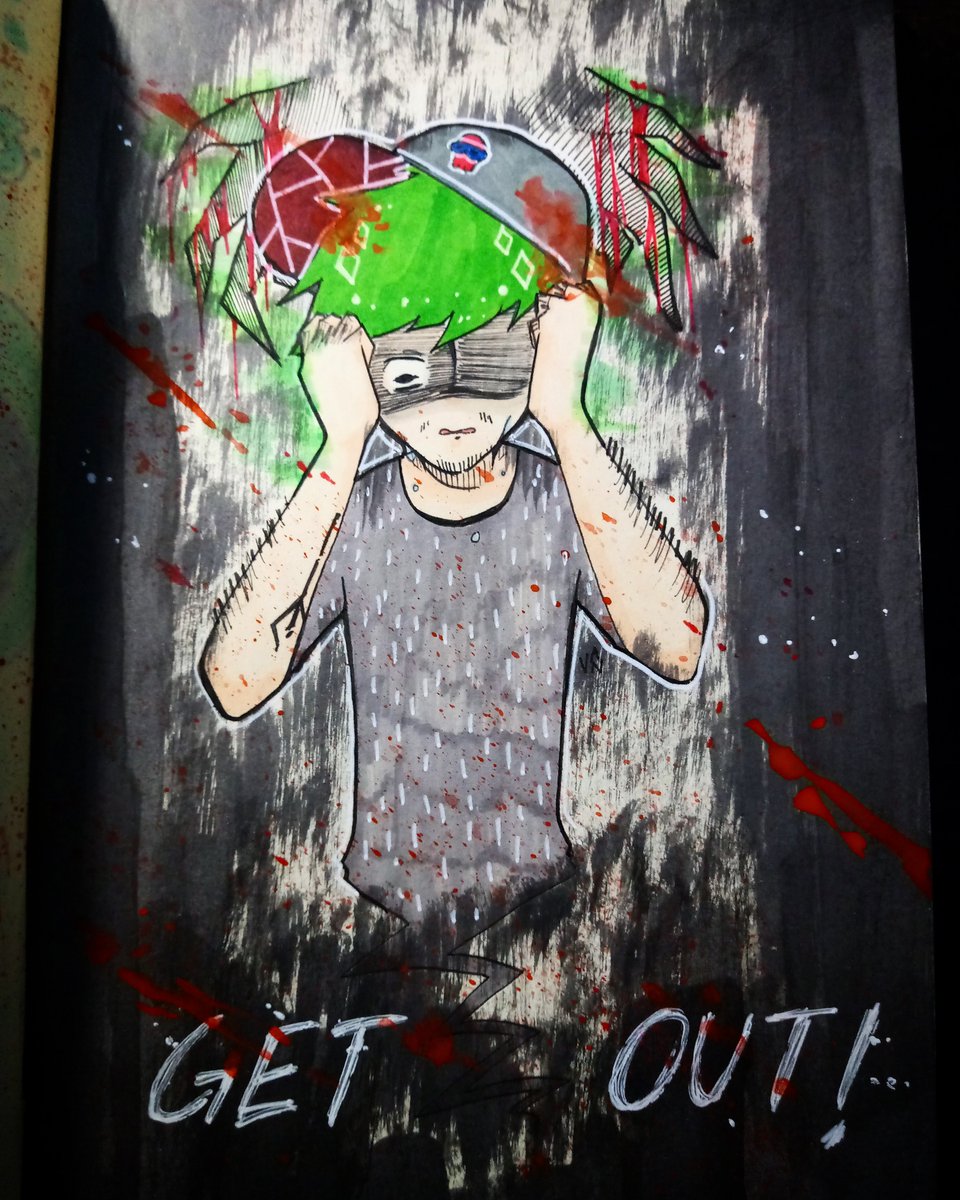 VMelodyta's tweet photo. "Get out (of my head)!"
Inspired that super short yet intriguing clips 👀 and once again the whole community is burned
#septicart #antisepticeye #broaverage #chasebrody #jacksepticeye #myart https://t.co/B13pGVOBXX