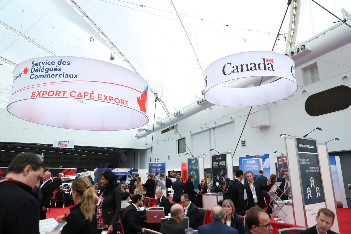 CanadaTrade's tweet photo. The #CleanGrowthHub is at #GLOBEforum with @TCS_SDC helping Canadian #cleantech companies become world leaders and capitalize on growing global market opportunities through a whole-of-government approach. https://t.co/DXy8me7iv8