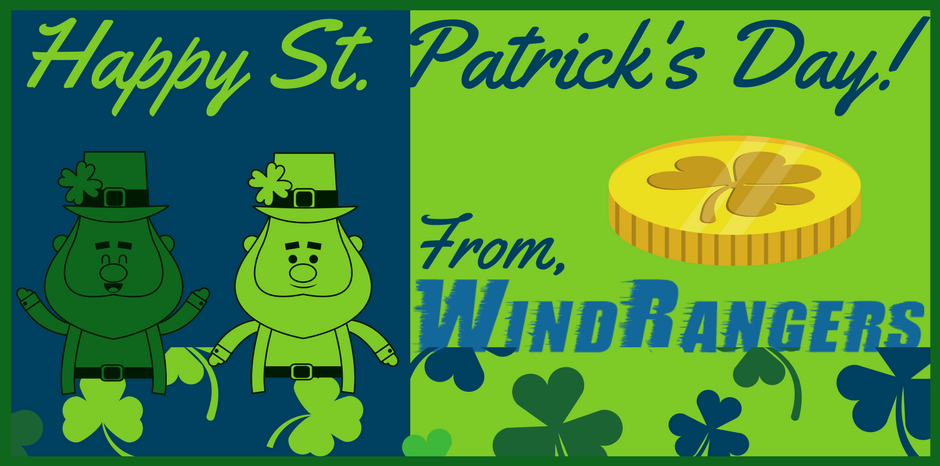 Wishing you a HAPPY ST. PATRICK'S DAY from Wind Rangers! 

#stpatricksday #stpaddysday #windranger #windrangers #windspeed #anemometer #windcontrol #windcontroller #windcontrollers #controlpanels #automation #ULcertified #wirelessanemometer