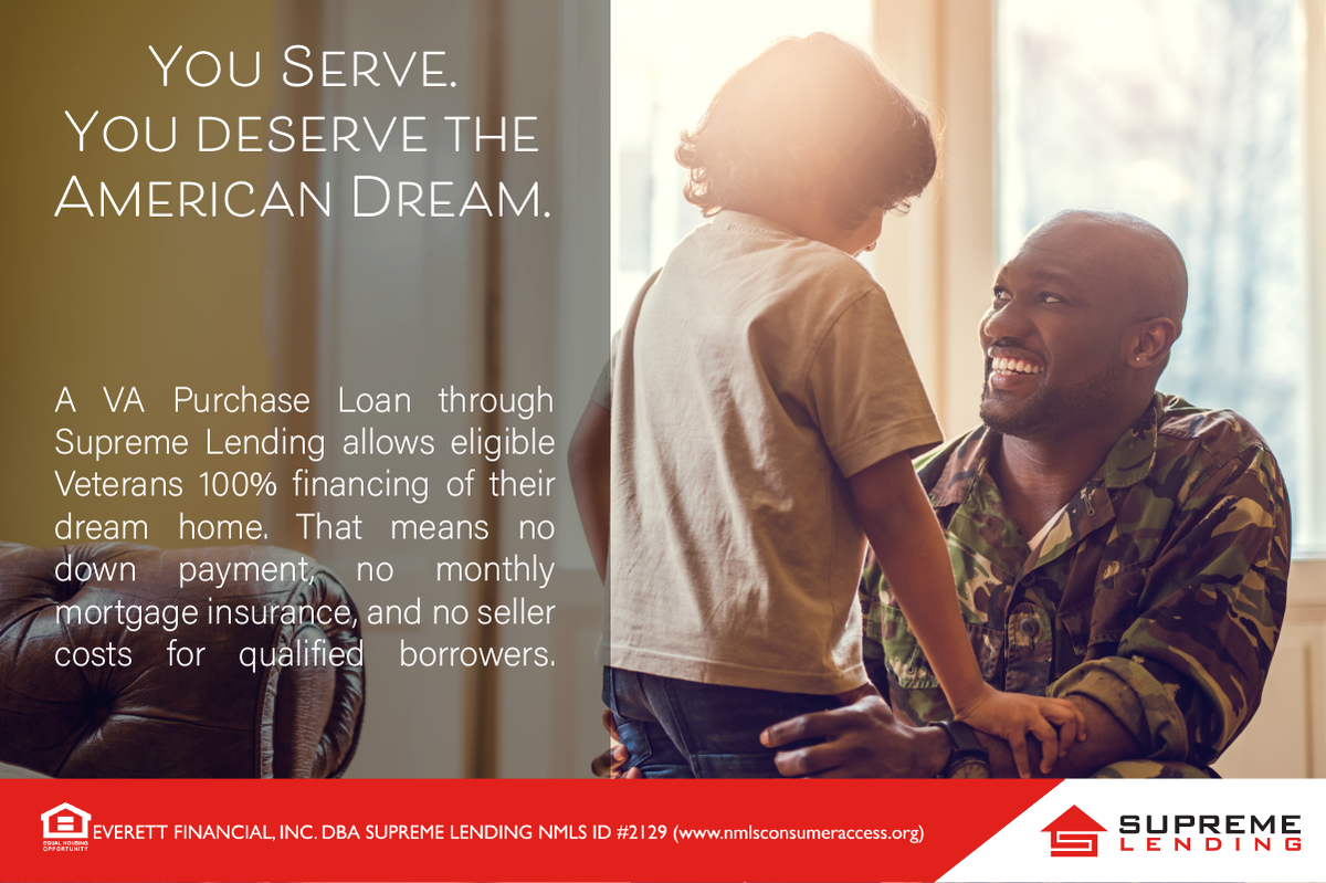 SL_BatonRouge's tweet photo. You serve so you deserve the American dream! Ask me about our VA loans. https://t.co/SnUKmkV8jZ