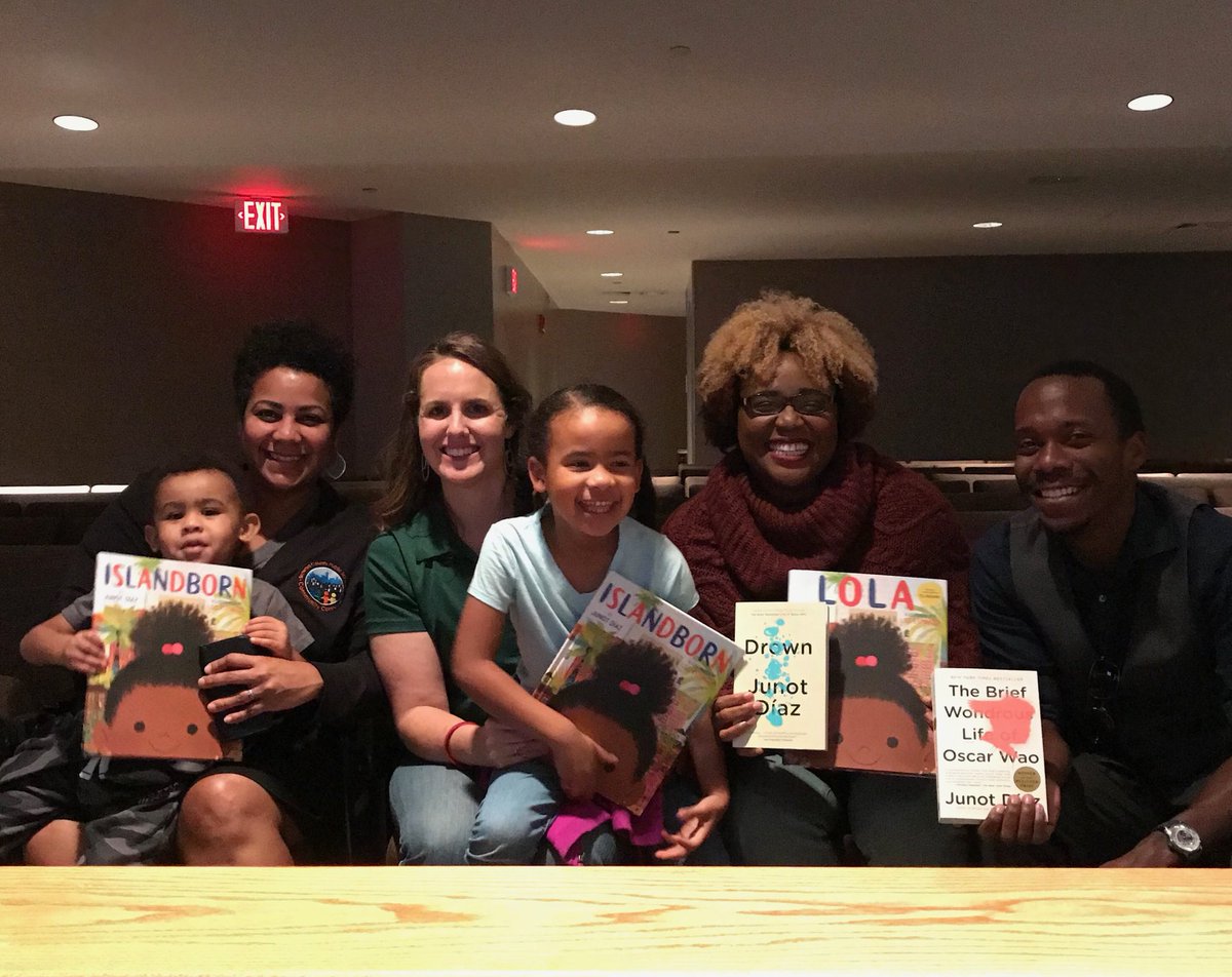 We do it for these bright smiles! Thank you to everyone who joined us for an evening with <a href="/junotdiaz/">Junot Diaz</a>! <a href="/BooksandBooks/">Books & Books</a> <a href="/MDCollege/">Miami Dade College</a>