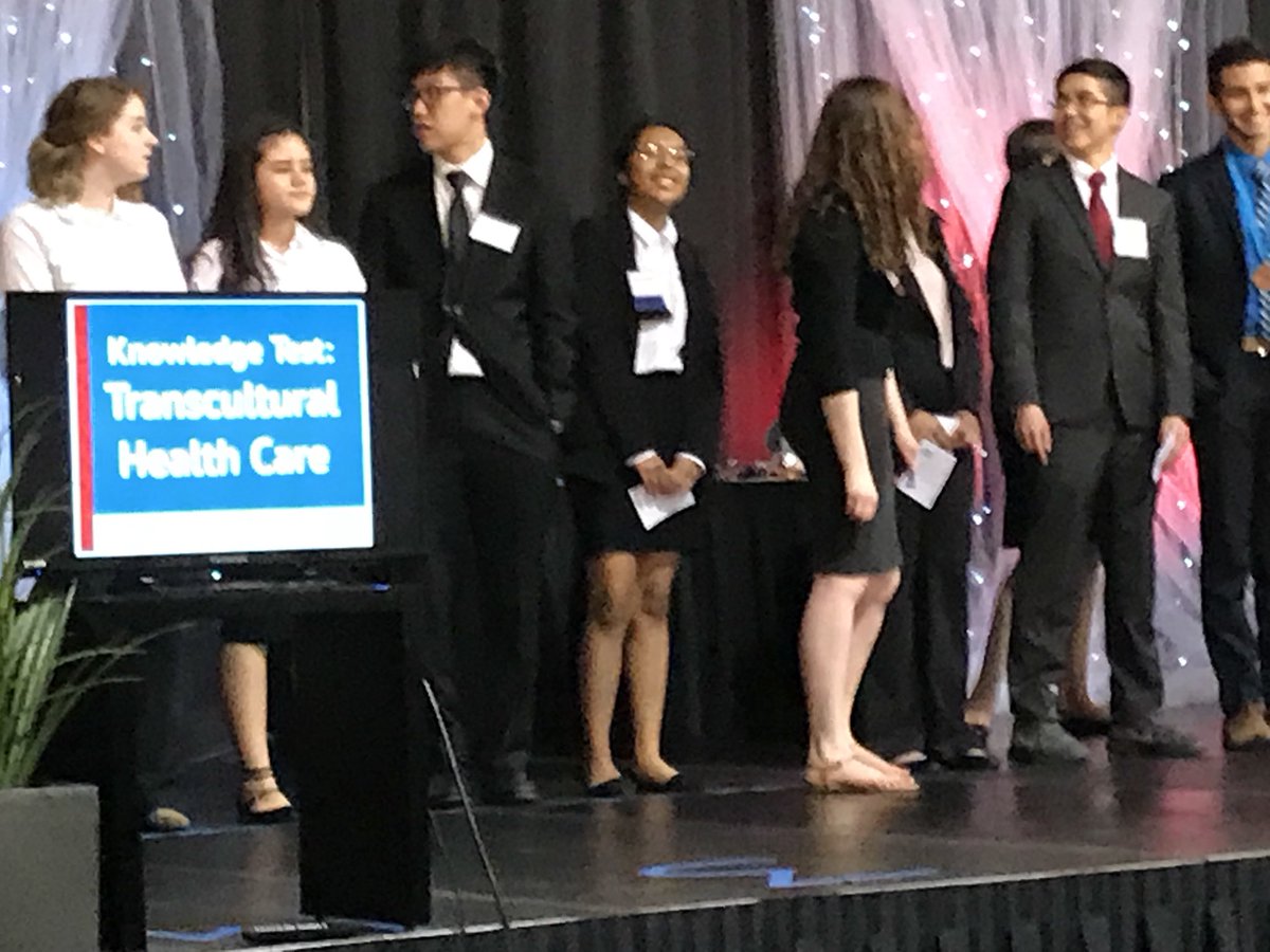 JordanHOSA's tweet photo. That’s our HOSA President up there! Top ten in her event! Go Jess! #uthosagetpumped https://t.co/AQPR6LaxH2