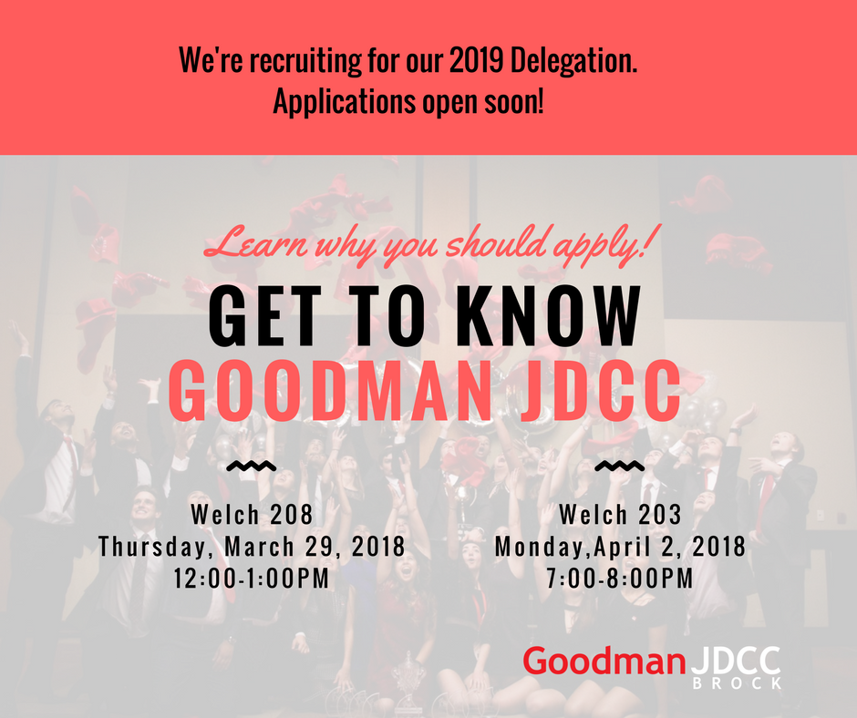Goodman JDCCentral tweet media