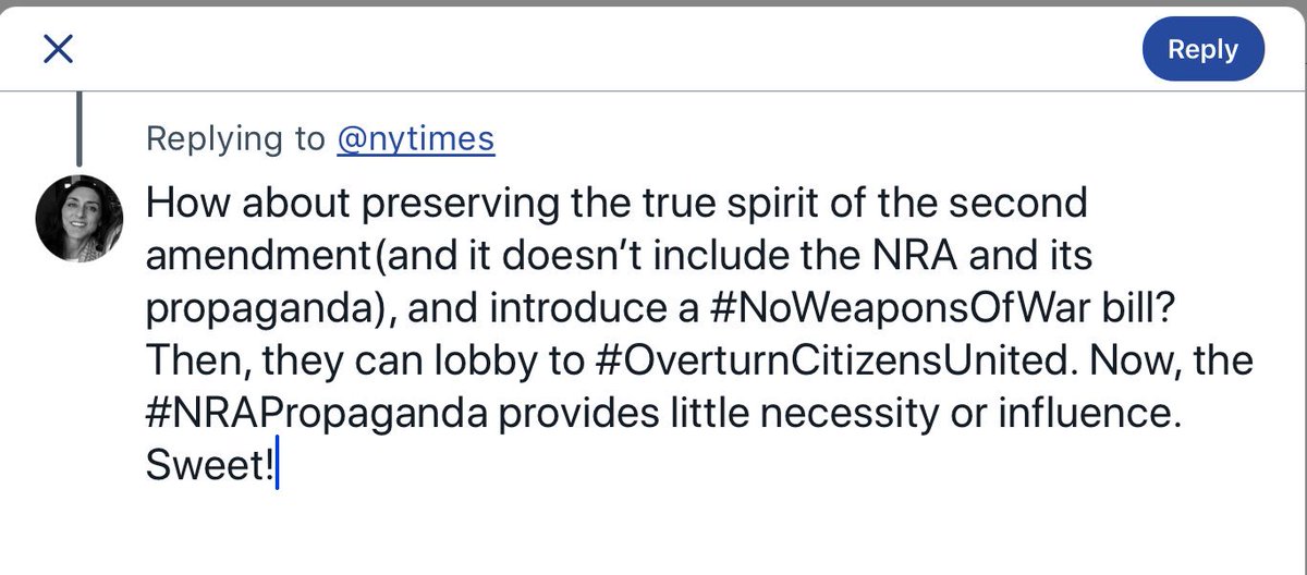 theresenelligan's tweet image. #NoWeaponsOfWar, #NRAPropaganda, #OverturnCitizensUnited