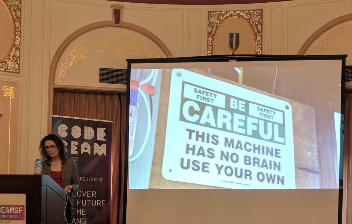 caseyrosenthal's tweet image. more of this at conferences, please: @UberGeekGirl closing out #codebeamsf with a keynote on human factors and safety Systems
