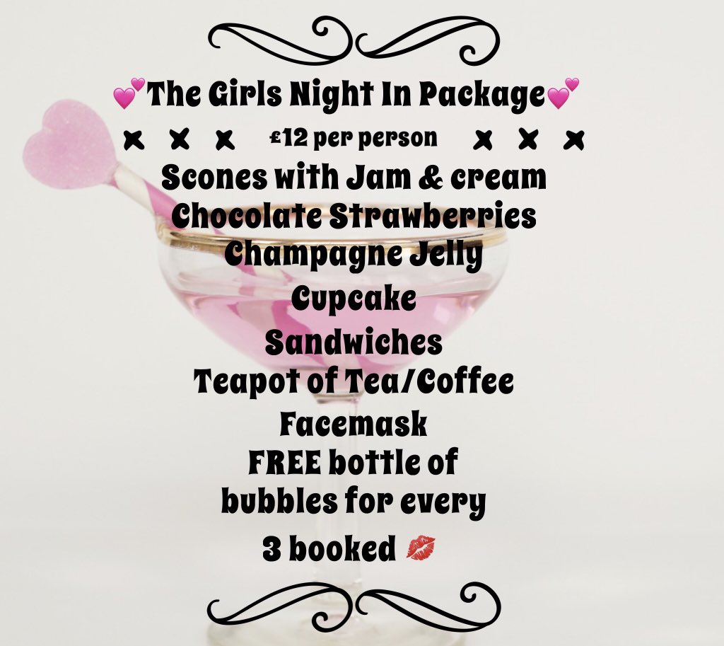 awkward_teapot's tweet photo. 💕💋 #treatyoself 
Perfect package for a girls night in (or boys) to relax &amp; have a #nightin #htlmp #wirralbusiness #girlsnightin #afternoontea #tea #coffee #shoplocal #supportlocal #wirral #cheshire #chester #localbusiness #facemask #cupcakes #scones #teapot #champagne #thegirls https://t.co/sAg8BQNZY5