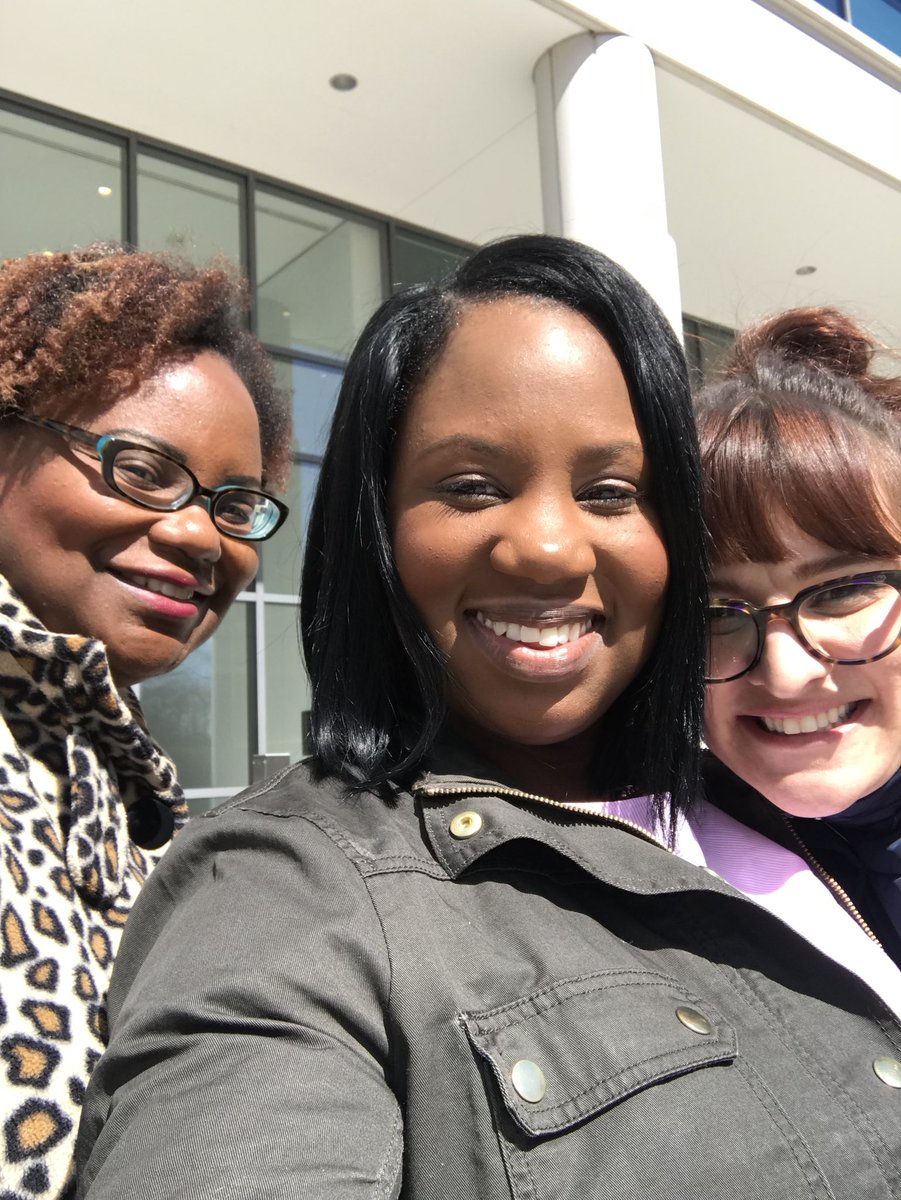 LisaM_McDonald's tweet photo. First day back at work after 3 months of #maternityleave was a huge success. Thanks to these two lovelies: @lovejoy1908 and @highopesinheels 💁🏾 https://t.co/9enj5hme3M