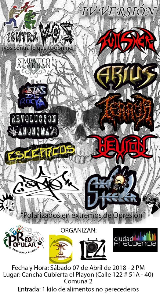 fullsherthrash's tweet photo. Concierto #contravoz #quechimbadecartel #caigantodosmisamiguitos! #lospunes #thrashers #heavys #blackers #Enelmorrodela2 #dexcontrolconloqueteoprime https://t.co/b1EJfw1Y4o