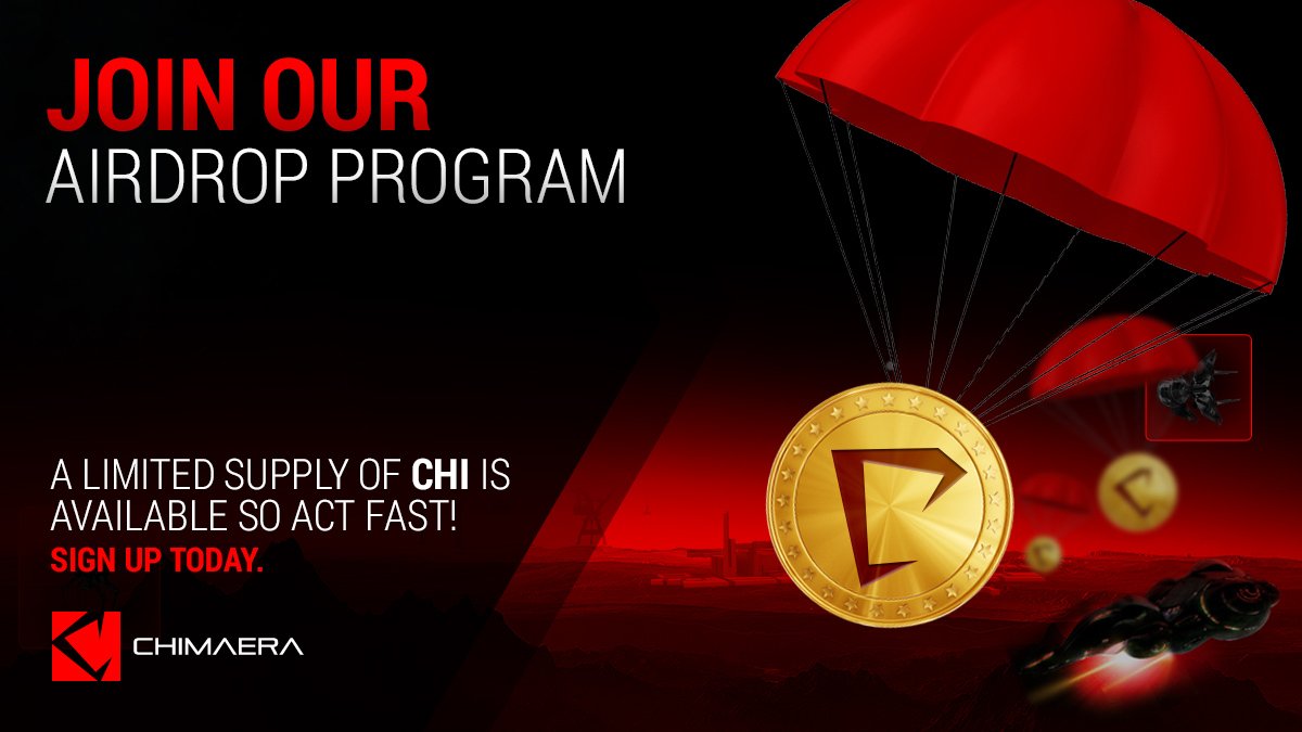 XAYA_tech's tweet photo. Are you a fan of #Chimaera? Well, you won't want to miss out on our #Airdrop. It is now LIVE. Participate and earn #CHI. There is a limited supply available so hurry before they are all snatched up. >> https://t.co/bQGrCJtaPe #blockchain #ICO #tokensale #airdrop #bounty #bounties https://t.co/yK3H0GFTRd
