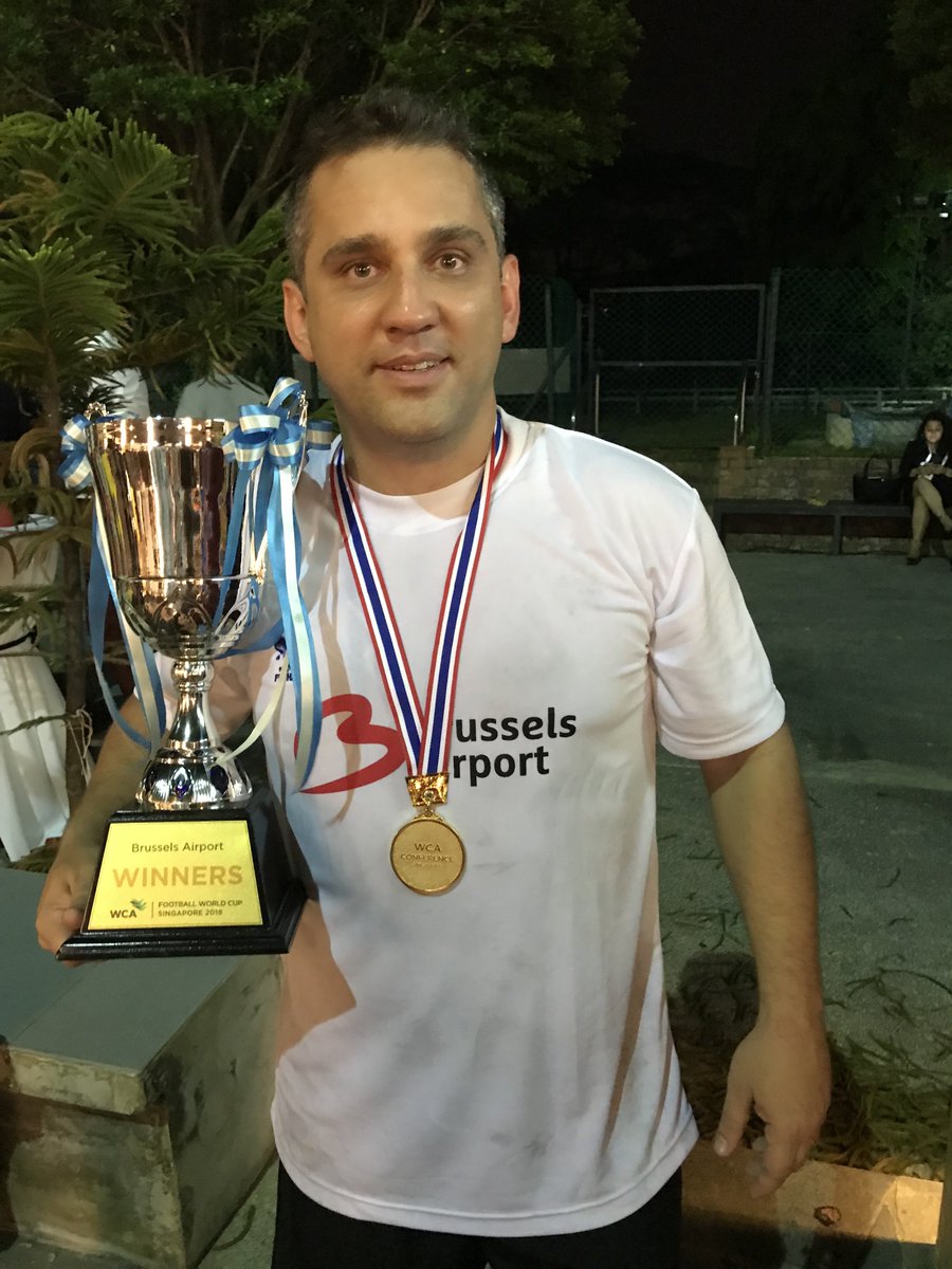 WCA_Relocations's tweet photo. Congratulations to Team @BrusselsAirport on winning the #WCAWorldCup2018 in #Singapore https://t.co/IivrhHZNd6