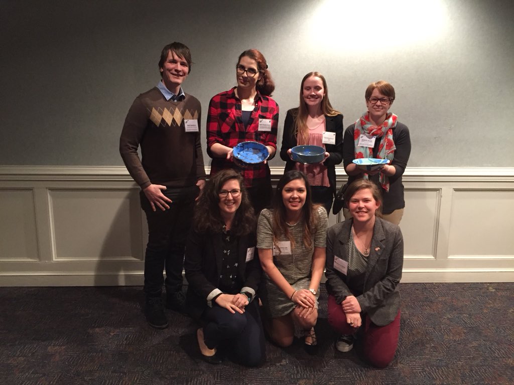 MAACSC_Students's tweet photo. Our second and third place teams for the mending relay! Everyone did awesome and it was so much fun! #MAAC2018 https://t.co/2Zoe5UAHXo