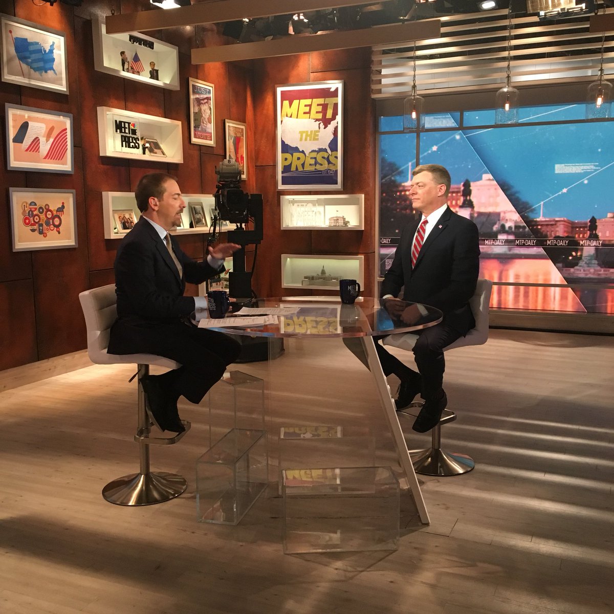 caroljoynt's tweet photo. [WATCH] We’re live with @chucktodd talking #WhiteHouse #shakeups and #POTUS with @marc_lotter @MeetThePress Daily. @MSNBC https://t.co/nSwXjnTIfz