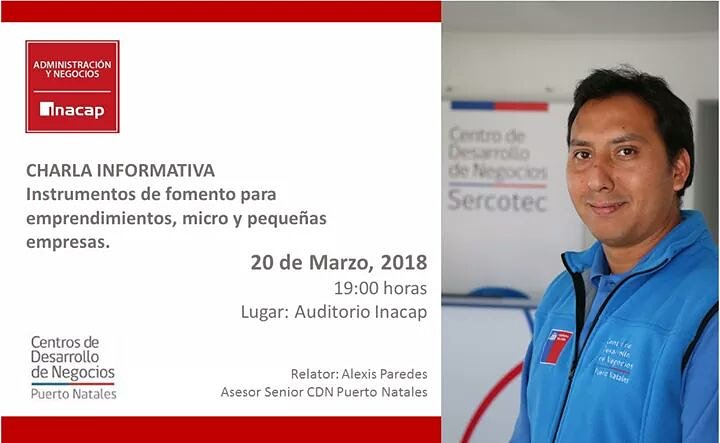 INACAPenparenas's tweet photo. Para todos aquellos que desean emprender o que son  emprendedores, los invitamos éste 20 de marzo a enriquecerse en nuevos conocimientos en el área de administración y negocios https://t.co/vWmZVRkx7m