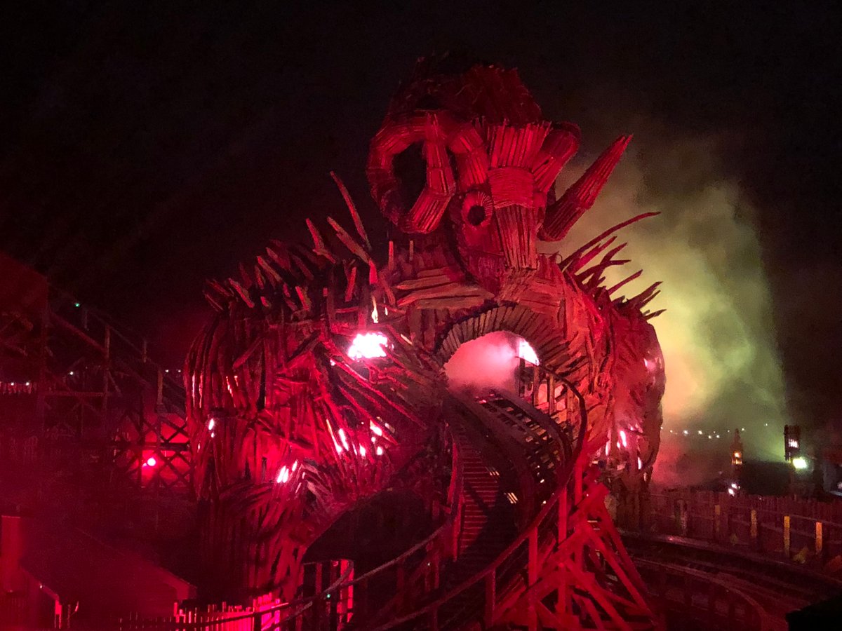 TCG_Attractions's tweet image. We’re at #AltonTowers for the media launch of #WickerMan 👀🎢