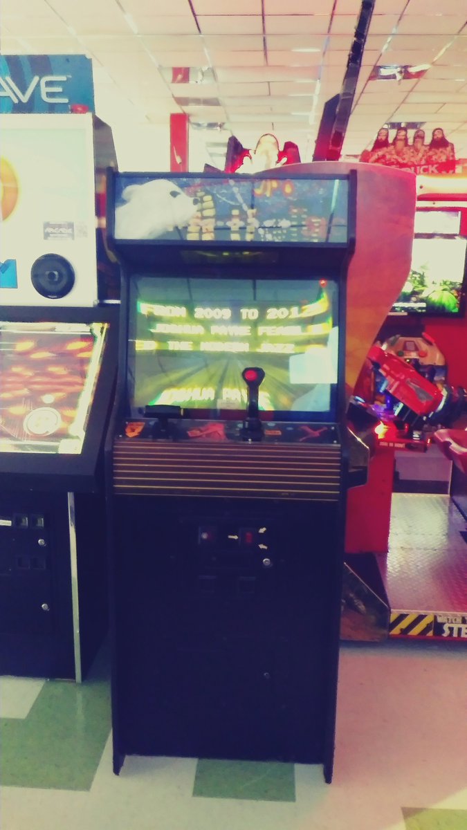 arcadegalactic's tweet photo. Here for a VERY limited time, the locally made indie #shmup JPO IN SLC! Designed by Utah local David Payne using the Shoot 'Em Up Kit by @tallstudios https://t.co/iNVBSOtccR