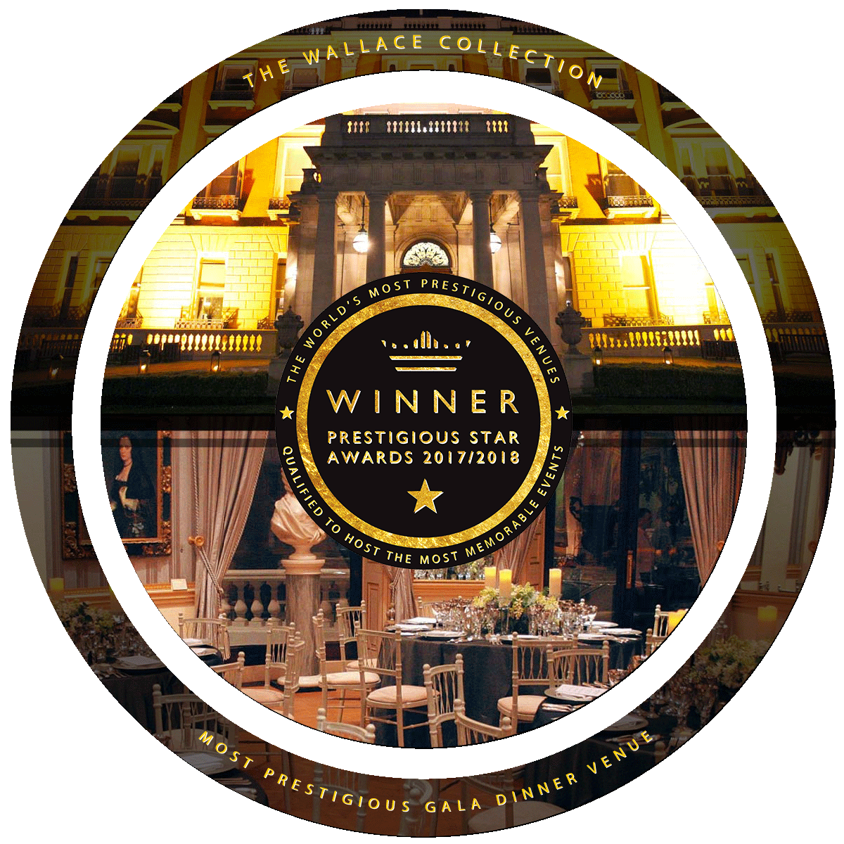 Wallace Collection - Winner of Best Gala Dinner Venue 2017/2018 #PrestigiousStarAwards #Congratulations <a href="/WallaceMuseum/">The Wallace Collection</a> ow.ly/3tB230iXBRK